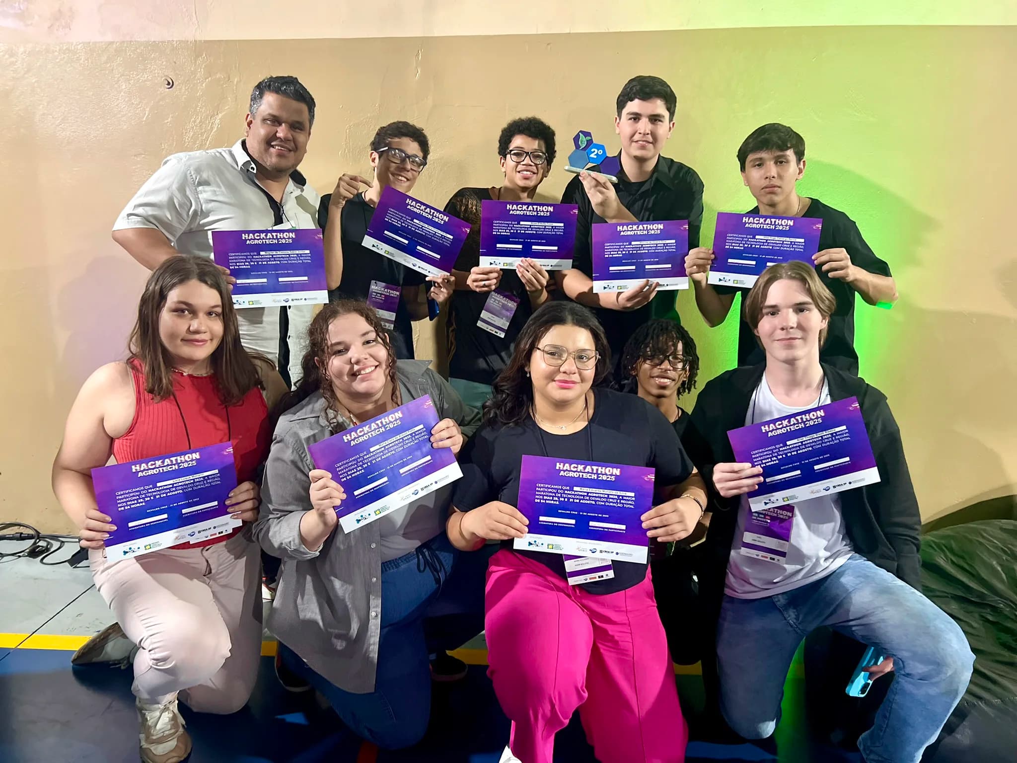 Equipe Agro Solutio, 2º lugar no Hackaton Agrotech 2025