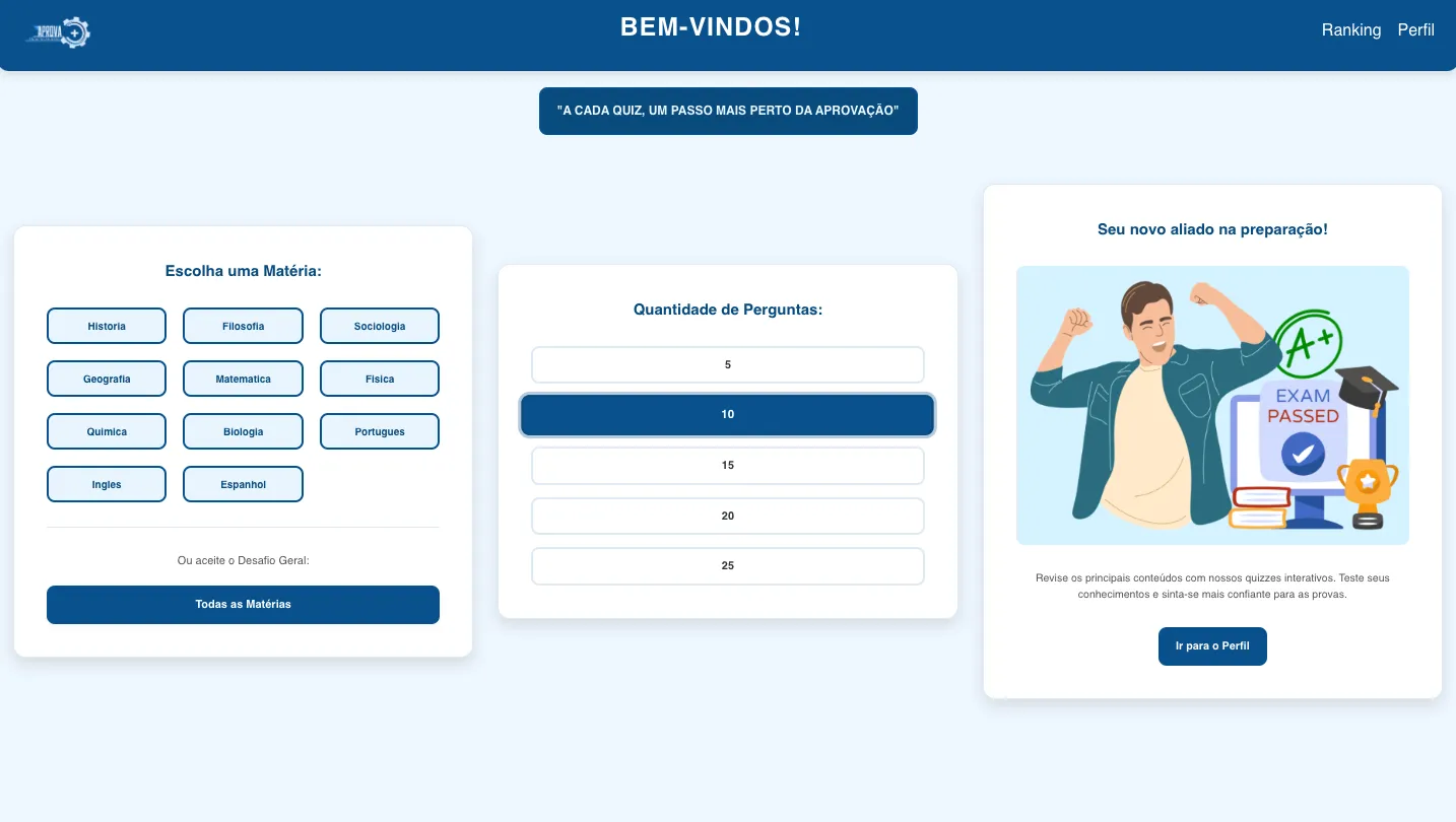 Aprova Mais, projeto desenvolvido por um dos grupos.