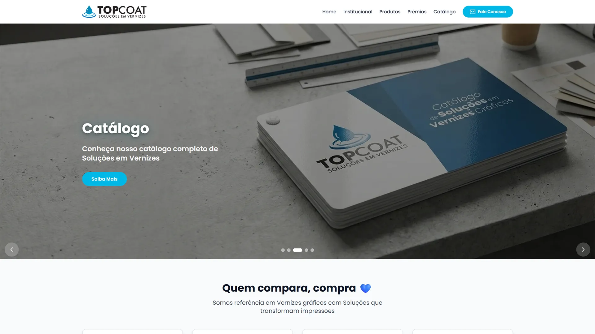 Imagem de capa do projeto Topcoat Vernizes